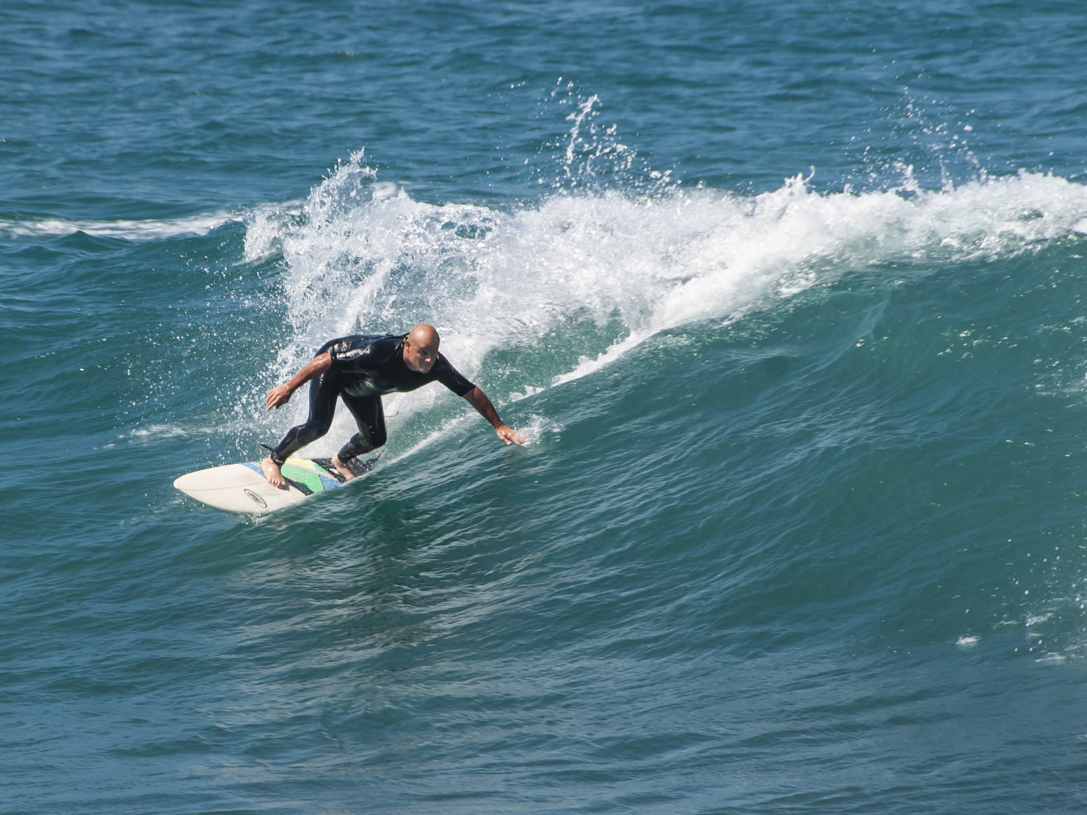 Wellenreiten in der Mossel Bay-Südafrika