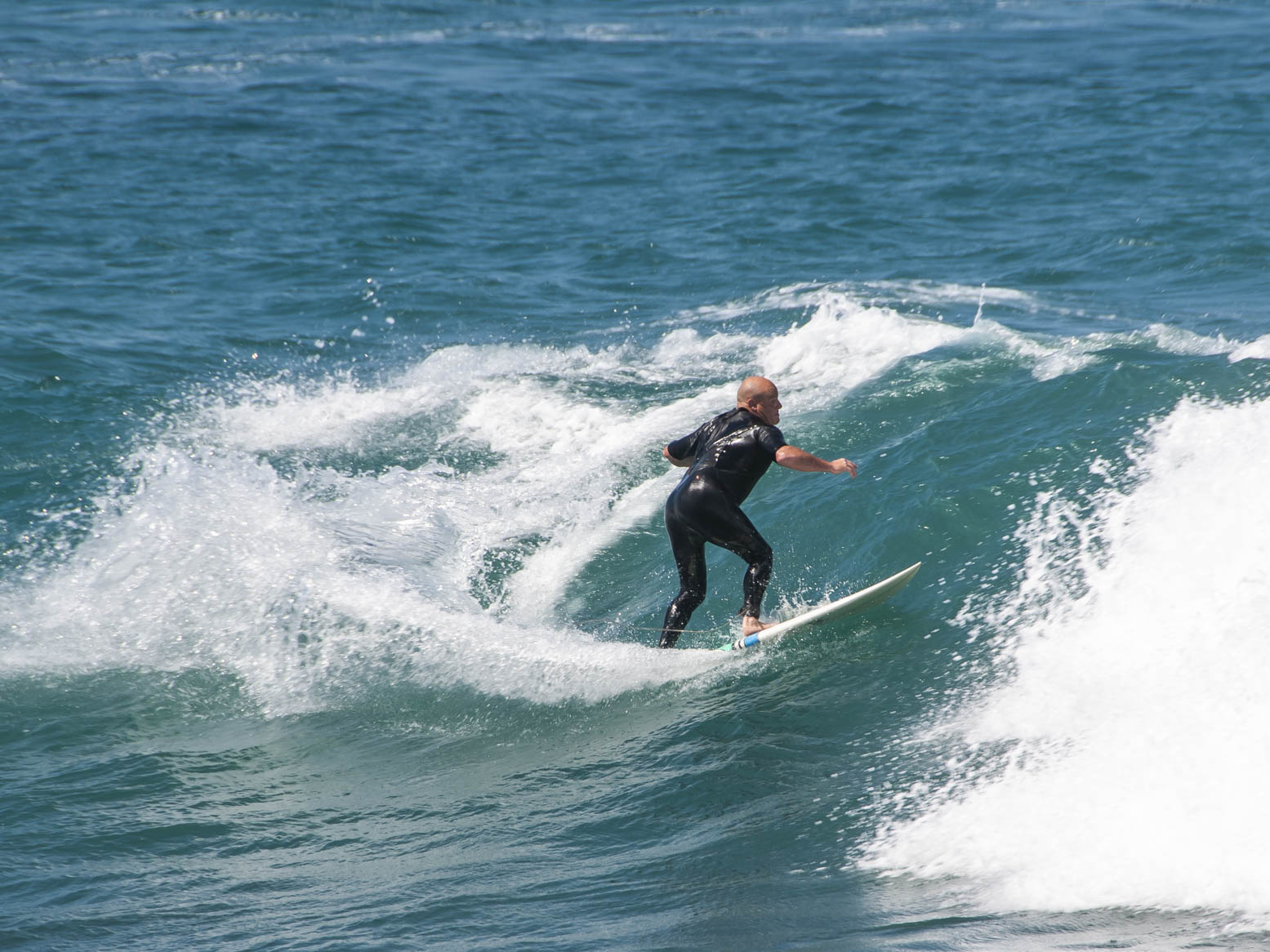 Wellenreiten in der Mossel Bay-Südafrika